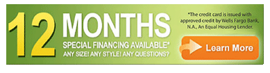 12 Months Financing Banner