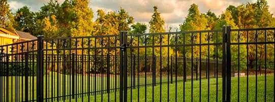 Aluminum Fencing for Low-Maintenance Protection post